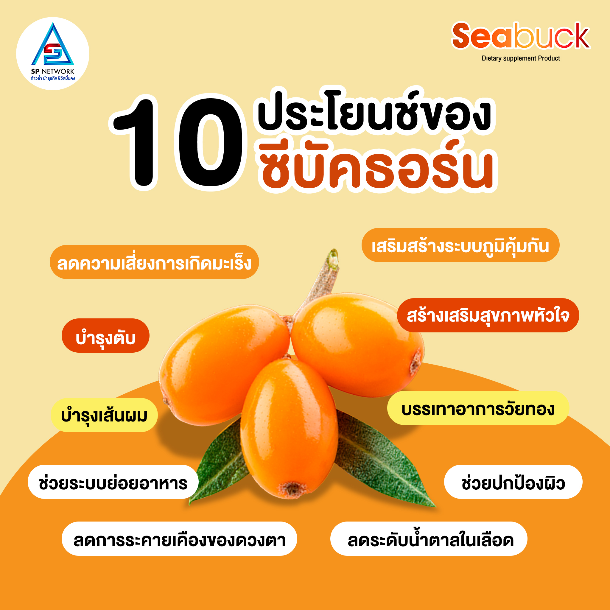 SP SESAME SEABUCK-เอสพี เซซามี ซีบัค ซีบัคธอร์น